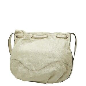Gucci Crossbody Leather Bag White Shoulder ssima Ivory